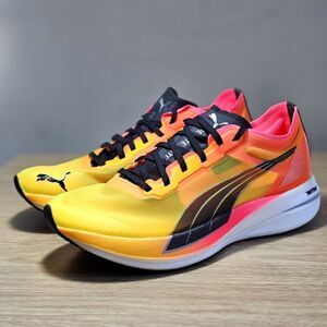 PUMA Women's Yellow-Orange Running Shoes
